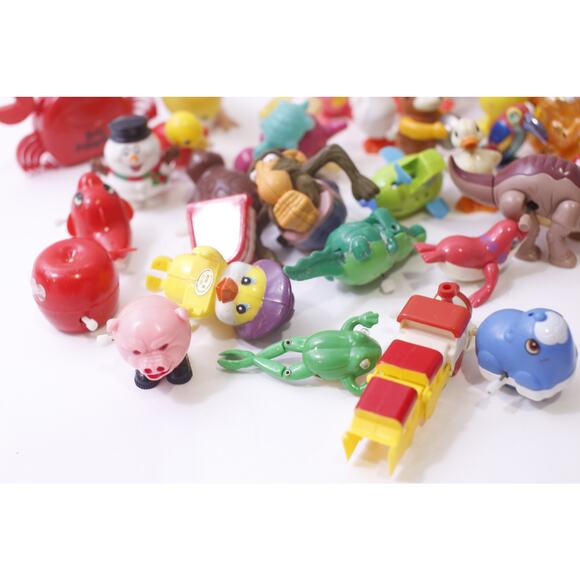 Vintage, Wind-up, Toy, Lot, Small, Figures, Walking, Movable, ~ 250929-WH 761 - Picture 3 of 5